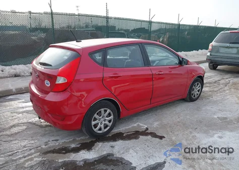 2012 Hyundai Accent Gs from USA, damaged, VIN KMHCT5AE4CU052610